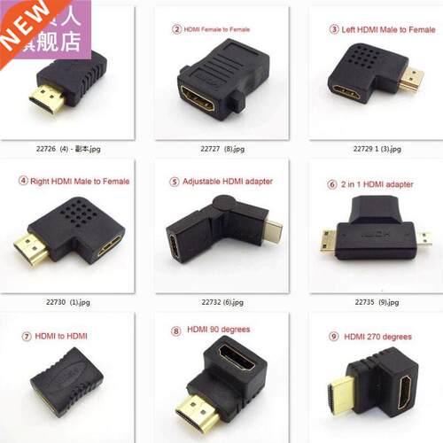 Micro HDMI-compatible Coupler Male Female Connector Converte