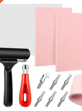 Rubber Stamp Making Kit,Block Printing Tool Kit,Linoleum Cut