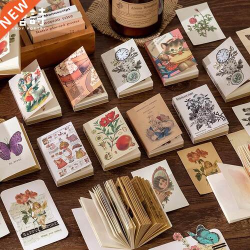 80pcs/lot Memo Pads Sticky Notes Time show paper Junk Journa