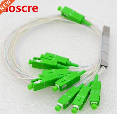 FTTH PLC Spltter 1 x 8 SC/APC SM 0.9mm G657A1 1m PVC Fber