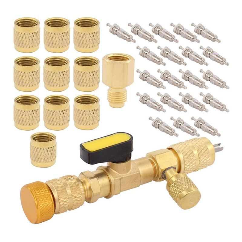 A/C Valve Core Remover Installer Tool Kit R134A and Dual Siz