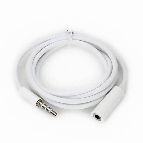3.5mm 4-Pole Male to Female Auxiliary Extension Audio Stereo