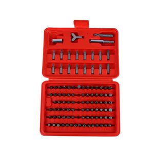 Adapter With 100pc Socket Hex Set Torx Bits Tamperproof