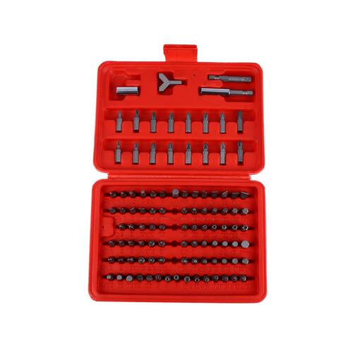 100pc Bits Socket Adapter Tamperproof Torx Hex Bits Set With