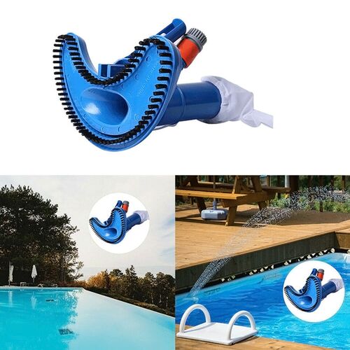 Jet Vacuum Brush Pool Vacuum Head Set Cleaning Tool Cleaner
