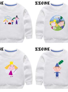 New Spring Autumn Baby Girls Sweatshirts Ben and Holly Kingd