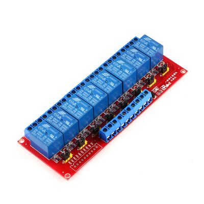 DC 12V 8-Channel Low Level Trigger Relay Module Board For PL