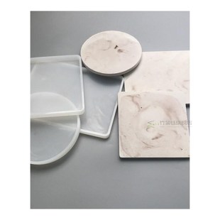 Square table silicone mold DIY coaster set table decoration