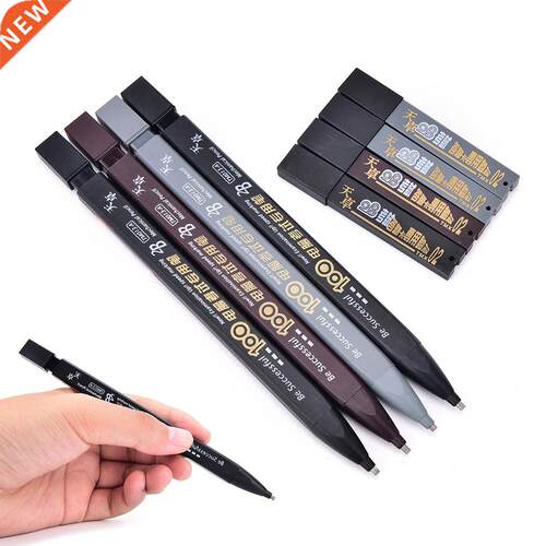 2B Set Pencil Exam Mechanical Drawing Black Color Automatic