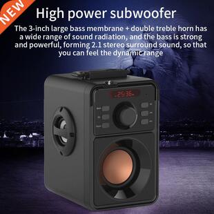 3D Bluetooth Speaker Portable Wireless Loudspeakers Stereo M