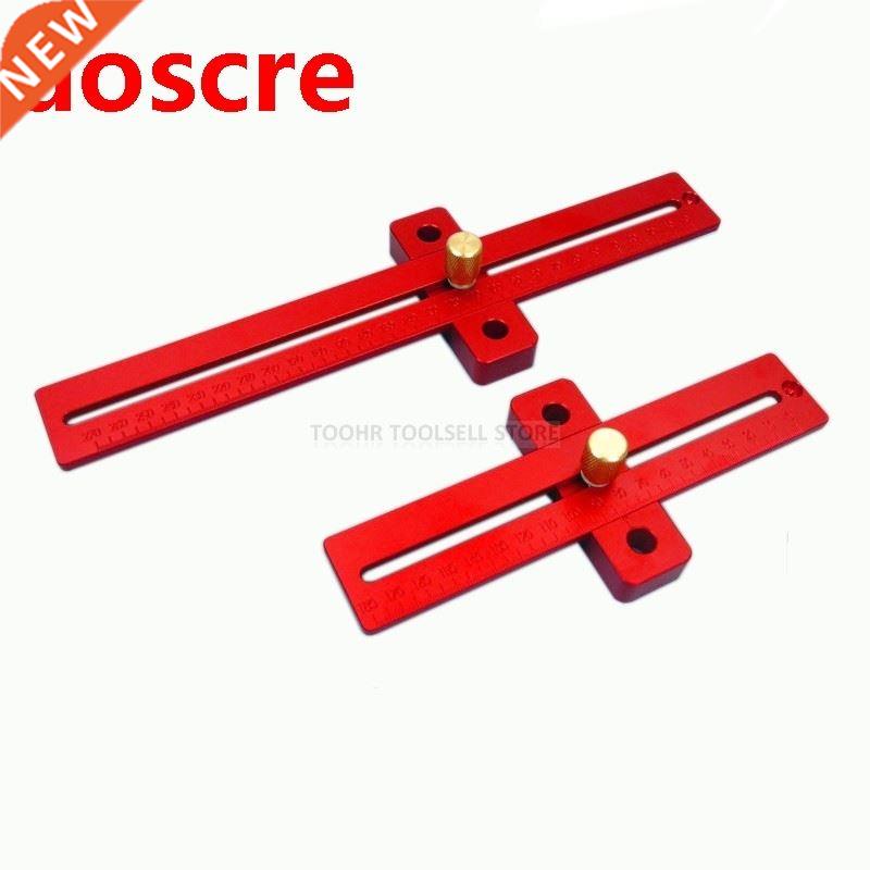 Aluminum Alloy crossed ruler woodworking T type Scriber Wood