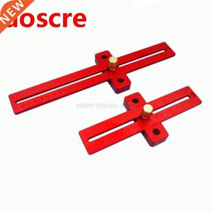 Aluminum Alloy crossed ruler woodworking T type Scriber Wood