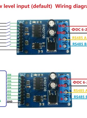 8 Digital Switch RS485 Acquisition Board TTL LvTTL CMOS IO f