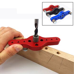 Vertical Pocket Hole Jig 6/8/10mm Wood Dowelling Self Center