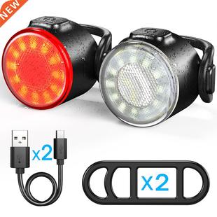 Bicycle Rear Light USB Rechargeable Waterproof Bike Safety W