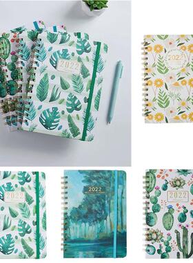 A5 2022 Diary Weekly Planner English Version Agenda Spiral O