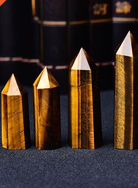 Natural Tiger Eye Crystal Point Healing Stone Quartz Crystal