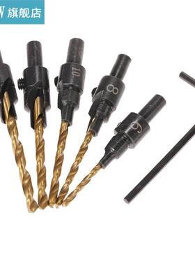 5pcs HSS drill bits set Countersink Drill Cone Bit Set Hex S