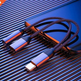 USB Type C to 3.5mm Headphone and Charger Adapter,2-n-1 USB