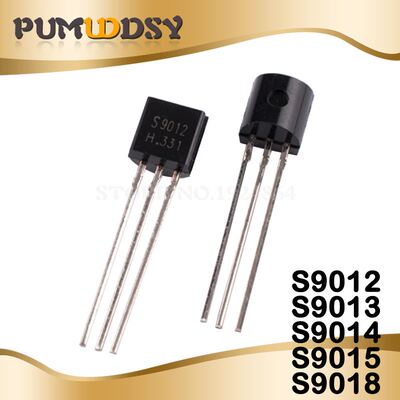 100PCS S9012 S9013 S9014 S9015 S9018 TO-92 9012 9013 9014 90