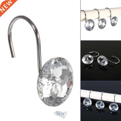 Overseas Warehouse 12X Bath Shower Rhinestone Rolling Curtai