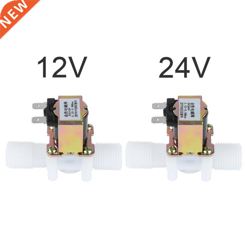 1Pcs 12V/24V Universal 1/2'' NC Electric Solenoid Va