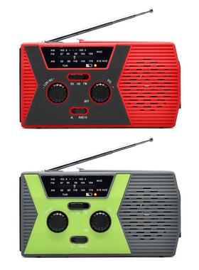 EDC Phone Emergency Charger Hand Crank Portable Emergency Ra