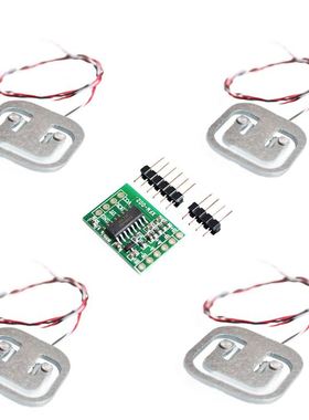 4pcs Human Scale Load Cell Weight Weighting Sensor 50KG Half