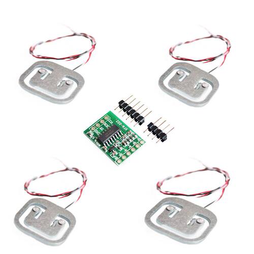 4pcs Human Scale Load Cell Weight Weighting Sensor 50KG Half