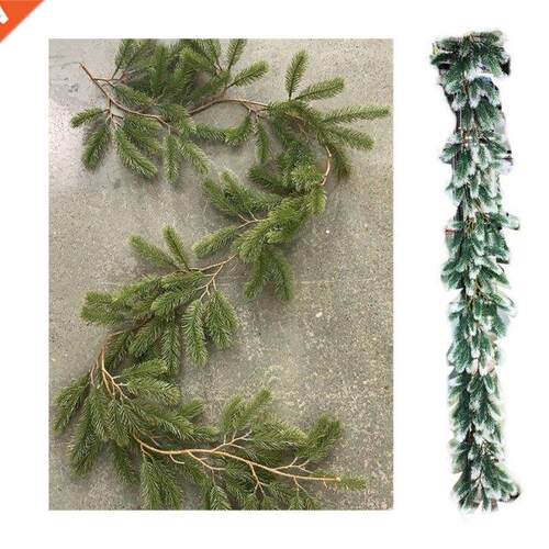 Artificial Christmas Rattan Pendant 1.8m Pine Tree Garland H