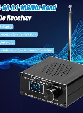 ATS-60 0.1-108Mhz Band Radio Receiver FM AM (MW & SW) SS