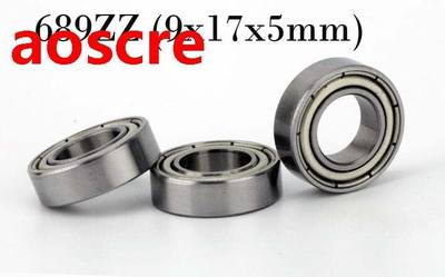 (10 PCS) 689ZZ (9x17x5mm) Metal Shielded Ball Bearing Bearin