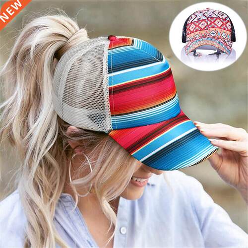 tail Baseball Cap For Women Disssed Washed Cotton Trucker Ca