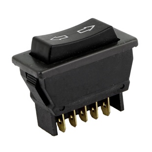 Car Vehicle Black Momentary 5 Pins Power Window Master Switc