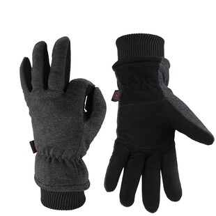 Warm Genuine Deerskin Ski Gloves Outdoor Sport Warm and