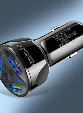 4 SB Port Car Charger Quick Charge 3.0 Car-Charger with 1.7m
