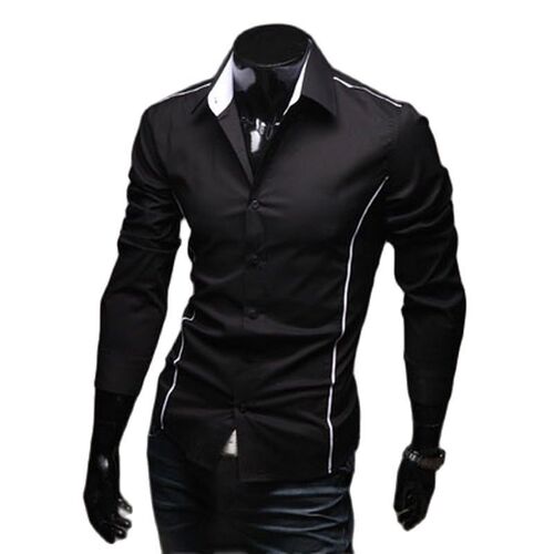 2020 Men's Luxury Stylish Casual Designer Edge Piping Long S
