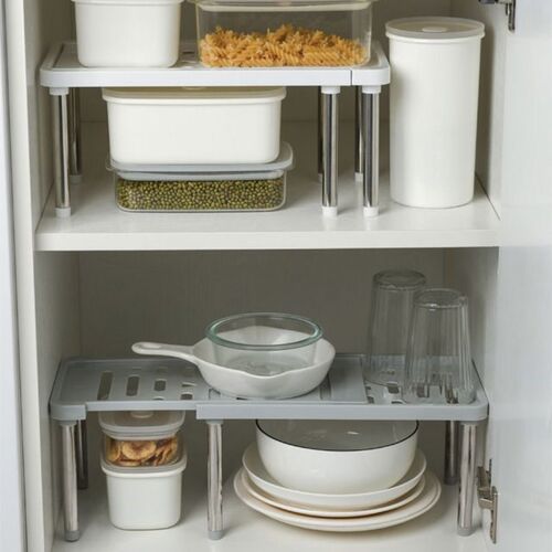 Home Closet Organizer Storage Shelf Stainless Steel for Kitc