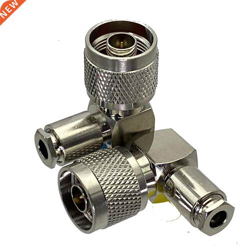 1Pcs Connector N Male plug Right angle Clamp RG58 RG142 LMR1