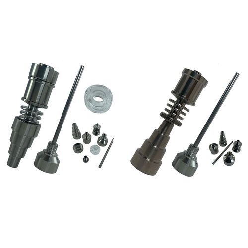 Titanium Nail With Carb Cap For Enail - Universal Male