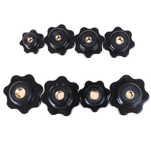 1PCS M5/M6/M8/M10/M12 Female Thread Star Shaped Head Clampin