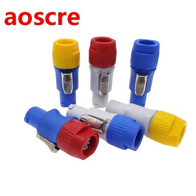 10PCS Powercon Connector 3 pins 20A 250V, NAC3FCA NAC3FCB, P