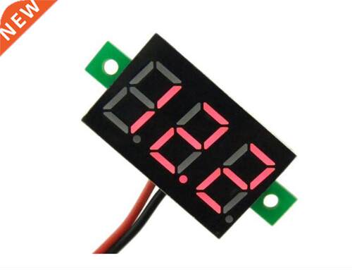 Good Red DC 0.1-30V LED Panel Voltage Meter 3-Digital Displ