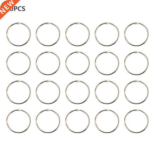 20pcs 8mm Album Book Binder Accessories  Hoops Index Car