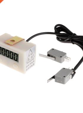 5 Digit LCD Digital Electronic Punch Counter With Microswitc