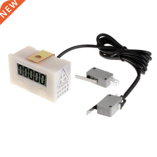 5 Digit LCD Digital Electronic Punch Counter With Microswitc