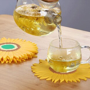 Sunflower Hot Pot Holder Anti-Slip Cup Coaster Bowl Tablewar