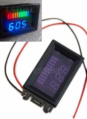 DC 12V Acid Lead Batteries Indicator Capacity LED Tester Wit