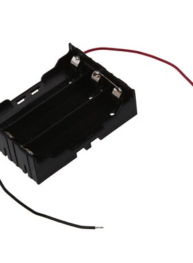 plastic 3 slots 2-core 3 x 3.7V 18650 holder container