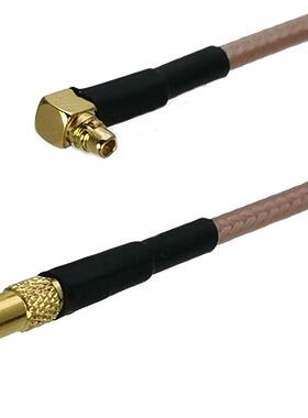1Pcs RG316 MMCX Femle Jck Stright to MMCX Mle Plug Right